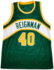 Seattle Supersonics Shawn Kemp Autographed Green Jersey MCS Holo Stock #202427