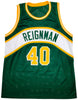 Seattle Supersonics Shawn Kemp Autographed Green Jersey MCS Holo Stock #202427