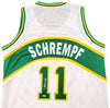 Seattle Supersonics Detlef Schrempf Autographed White Jersey MCS Holo Stock #202422