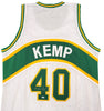 Seattle Supersonics Shawn Kemp Autographed White Jersey MCS Holo Stock #202426
