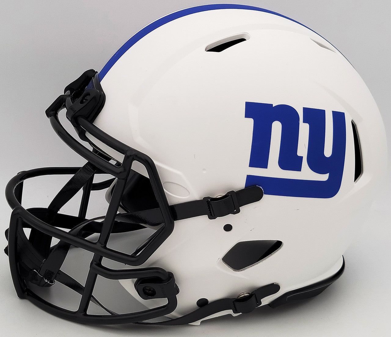 Lawrence Taylor & Saquon Barkley Autographed New York Giants Lunar Eclipse White Full Size Authentic Speed Helmet "NFL ROY" Beckett BAS QR Stock #202990