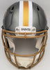 Jameis Winston Autographed New Orleans Saints Flash Gray Full Size Authentic Speed Helmet Beckett BAS QR Stock #202999
