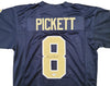 Pittsburgh Panthers Kenny Pickett Autographed Navy Jersey Beckett BAS QR Stock #202976