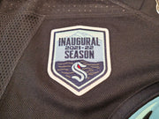 Seattle Kraken Ryan Donato Autographed Blue Adidas Jersey Size 54 Inaugural Season Patch Fanatics Holo Stock #202595
