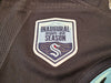 Seattle Kraken Ryan Donato Autographed Blue Adidas Jersey Size 54 Inaugural Season Patch Fanatics Holo Stock #202595