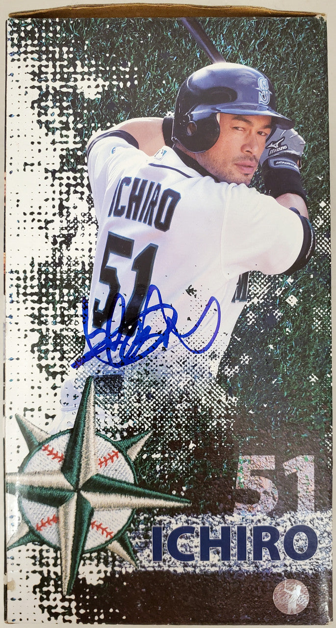 Ichiro Suzuki Autographed 2011 Hit Counter Bobblehead Box Seattle Mariners IS Holo SKU #193663