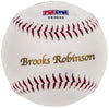 Brooks Robinson Autographed Official Statball Logo Baseball Baltimore Orioles PSA/DNA #T43845