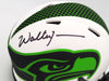Walter Jones Autographed Seattle Seahawks Lunar Eclipse White Speed Mini Helmet MCS Holo Stock #203086