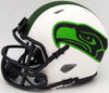 Walter Jones Autographed Seattle Seahawks Lunar Eclipse White Speed Mini Helmet MCS Holo Stock #203086