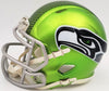 Walter Jones Autographed Seattle Seahawks Flash Green Speed Mini Helmet MCS Holo Stock #203087