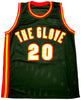 Seattle Supersonics Gary Payton Autographed Dark Green & Red Jersey Beckett BAS QR Stock #203422