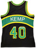 Seattle Supersonics Shawn Kemp Autographed Black Authentic Mitchell & Ness Hardwood Classics Swingman Jersey Size M "Reign Man" MCS Holo Stock #203429