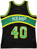 Seattle Supersonics Shawn Kemp Autographed Black Authentic Mitchell & Ness Hardwood Classics Swingman Jersey Size L "Reign Man" MCS Holo Stock #203430