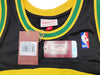 Seattle Supersonics Shawn Kemp Autographed Black Authentic Mitchell & Ness Hardwood Classics Swingman Jersey Size L "Reign Man" MCS Holo Stock #203430