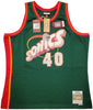 Seattle Supersonics Shawn Kemp Autographed Green Authentic Mitchell & Ness Hardwood Classics Swingman Jersey NBA Top 75 Size XXL MCS Holo Stock #203428