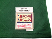 Seattle Supersonics Shawn Kemp Autographed Green Authentic Mitchell & Ness Hardwood Classics Swingman Jersey NBA Top 75 Size XXL MCS Holo Stock #203428
