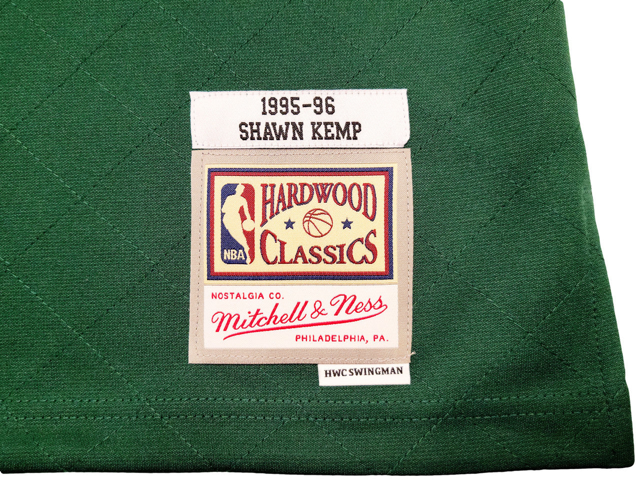 Seattle Supersonics Shawn Kemp Autographed Green Authentic Mitchell & Ness Hardwood Classics Swingman Jersey NBA Top 75 Size XXL MCS Holo Stock #203428