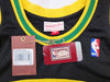 Seattle Supersonics Shawn Kemp Autographed Black Authentic Mitchell & Ness Hardwood Classics Swingman Jersey Size L MCS Holo Stock #203432