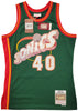 Seattle Supersonics Shawn Kemp Autographed Green Authentic Mitchell & Ness Hardwood Classics Swingman Jersey NBA Top 75 Size M MCS Holo Stock #203425