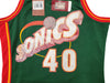 Seattle Supersonics Shawn Kemp Autographed Green Authentic Mitchell & Ness Hardwood Classics Swingman Jersey NBA Top 75 Size M MCS Holo Stock #203425