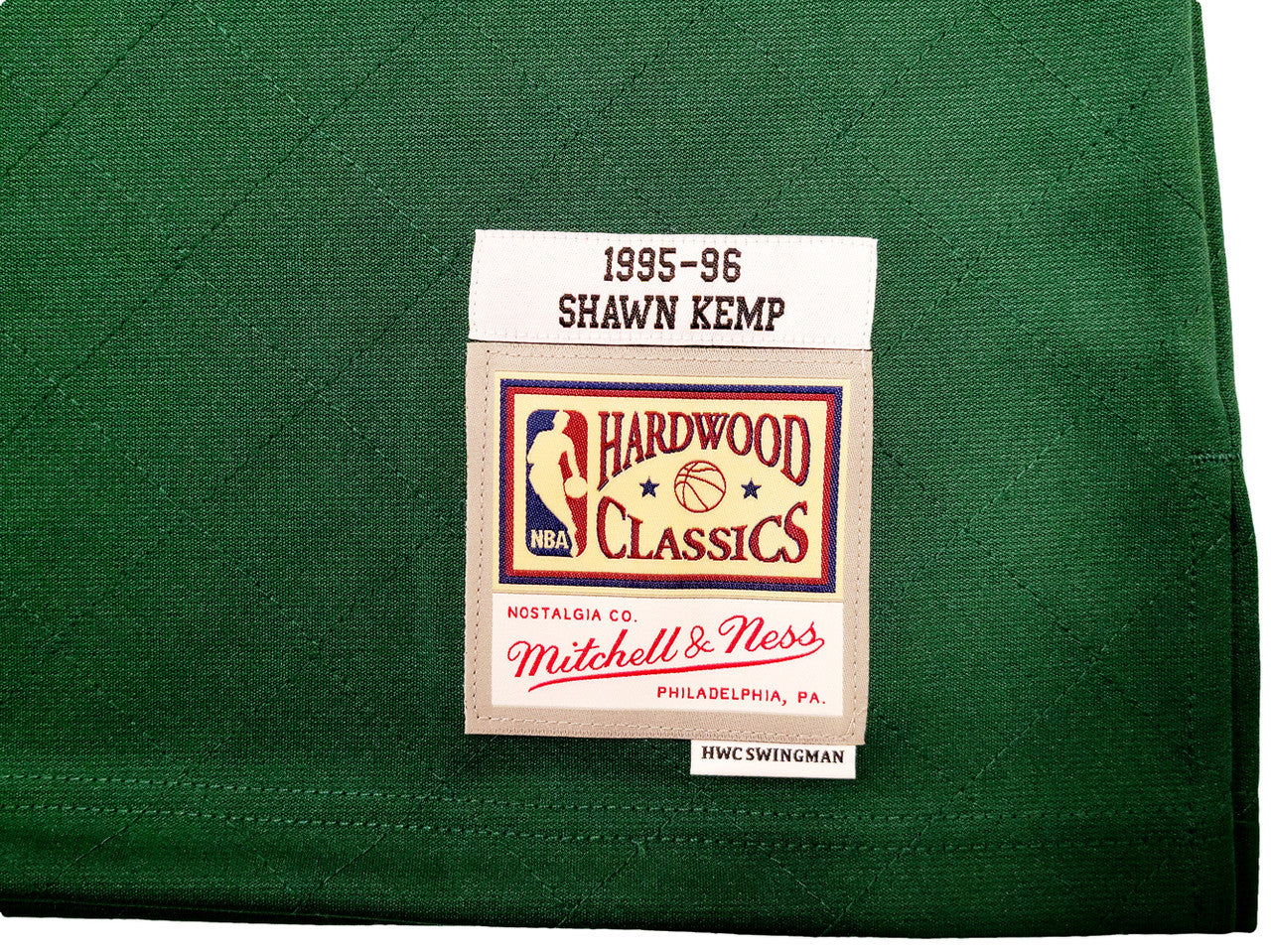 Seattle Supersonics Shawn Kemp Autographed Green Authentic Mitchell & Ness Hardwood Classics Swingman Jersey NBA Top 75 Size M MCS Holo Stock #203425
