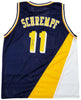 Indiana Pacers Detlef Schrempf Autographed Blue Jersey MCS Holo Stock #202425