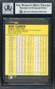 Rod Carew Autographed 1986 Fleer Card #151 California Angels Auto Grade Gem Mint 10 Beckett BAS Stock #192675