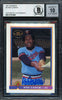 Rod Carew Autographed 1991 Bowman Card #3 Minnesota Twins Auto Grade Gem Mint 10 Beckett BAS Stock #192693