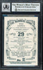Rod Carew Autographed 2016 Topps Allen & Ginter Number's Game Card #NG-85 California Angels Auto Grade Gem Mint 10 Beckett BAS Stock #192805