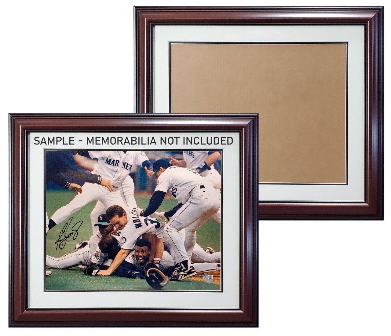 Mahogany Framed 16x20 Photo Framing Kit Stock #200321