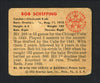 Bob Scheffing Autographed 1950 Bowman Card #168 Cincinnati Reds SKU #164320
