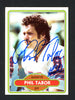 Phil Tabor Autographed 1980 Topps Rookie Card #14 New York Giants SKU #160218