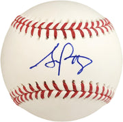 Stephen Piscotty Autographed Official MLB Baseball Cardinals, A's MLB Holo Stock #102685
