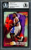 Allen Iverson Autographed 1996-97 Fleer Lucky 13 Rookie Card #1 Philadelphia 76ers Beckett BAS #14134118