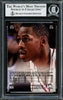 Allen Iverson Autographed 1996-97 Flair Showcase Row 2 Rookie Card #3 Philadelphia 76ers Beckett BAS #14134139