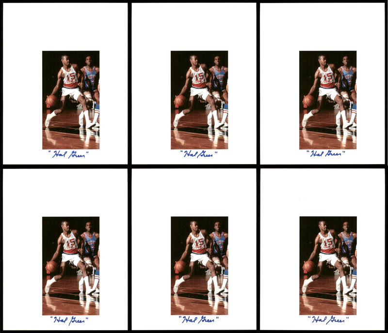 Hal Greer Autographed 8.5x11 Photo 12 Count Lot Philadelphia 76ers SKU #194007