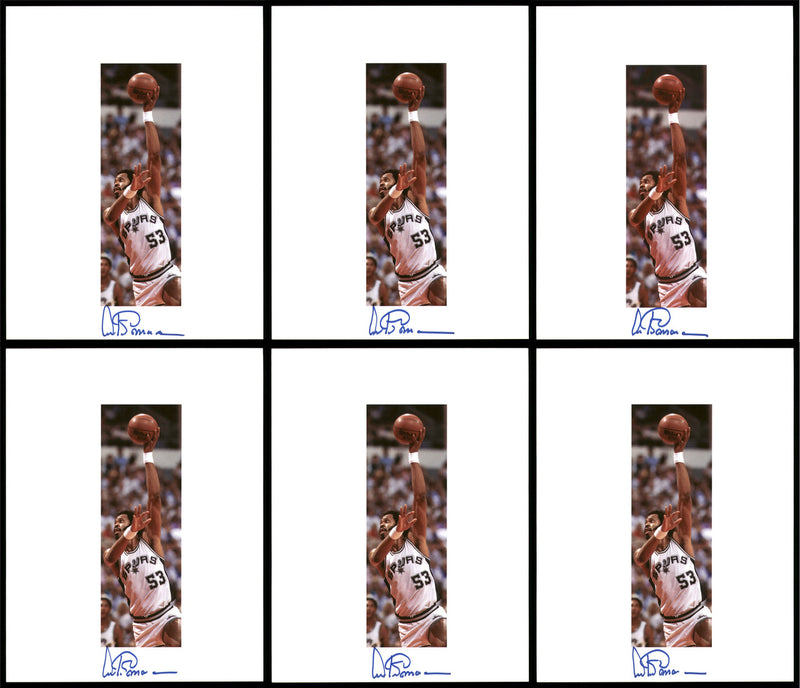 Artis Gilmore Autographed 8.5x11 Photo 12 Count Lot San Antonio Spurs SKU #194008