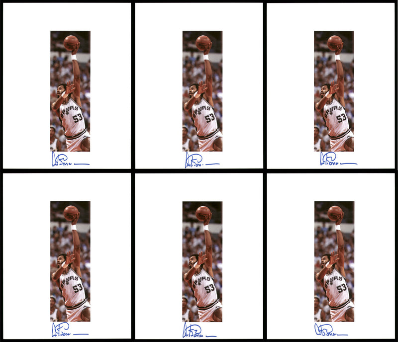 Artis Gilmore Autographed 8.5x11 Photo 12 Count Lot San Antonio Spurs SKU #194008