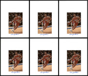 Lenny Wilkens Autographed 8.5x11 Photo 12 Count Lot Portland Blazers SKU #194011