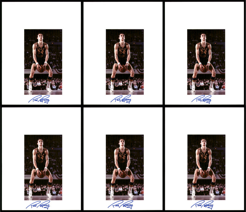 Rick Barry Autographed 8.5x11 Photo 12 Count Lot Golden State Warriors SKU #194017