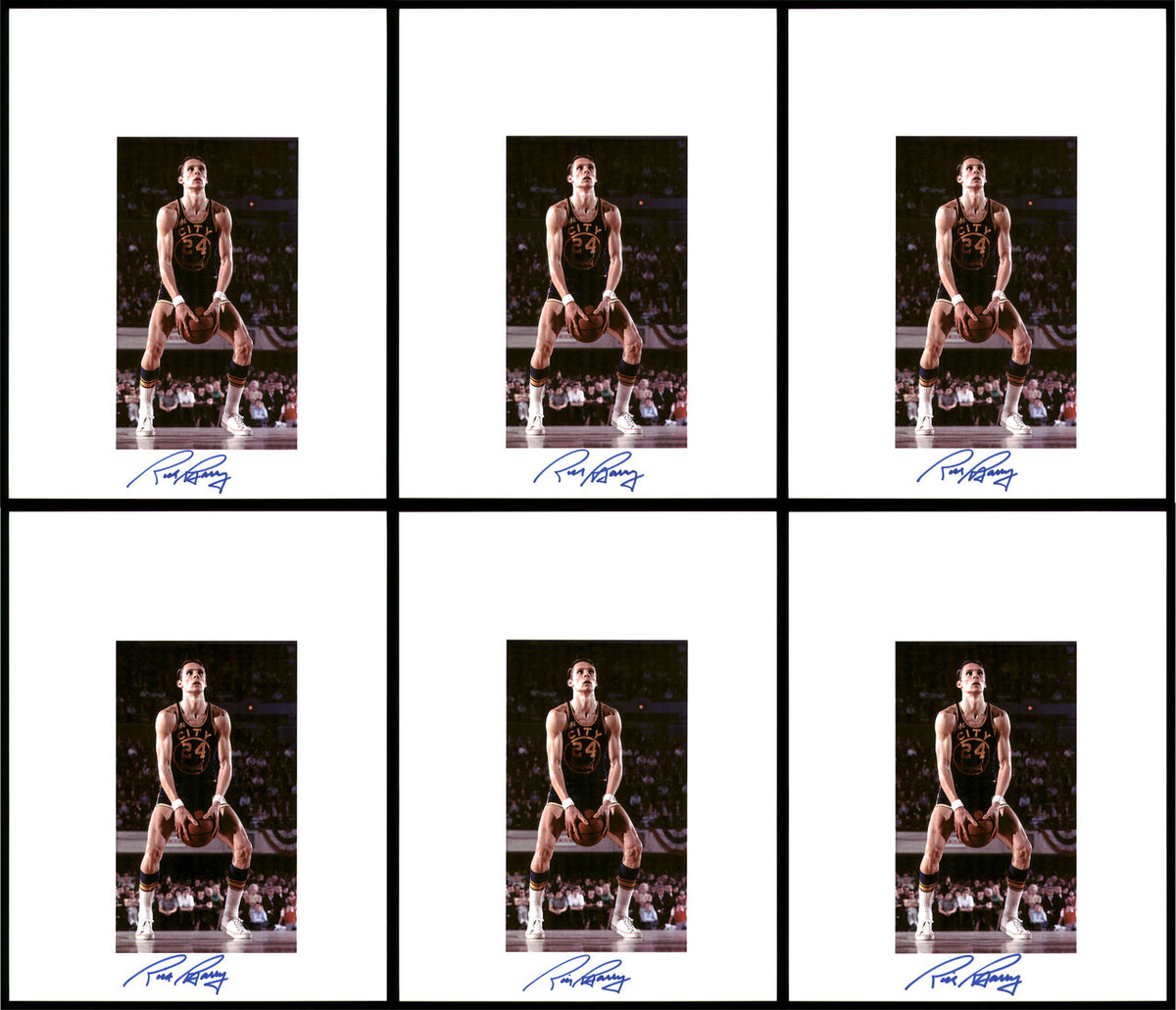 Rick Barry Autographed 8.5x11 Photo 12 Count Lot Golden State Warriors SKU #194017