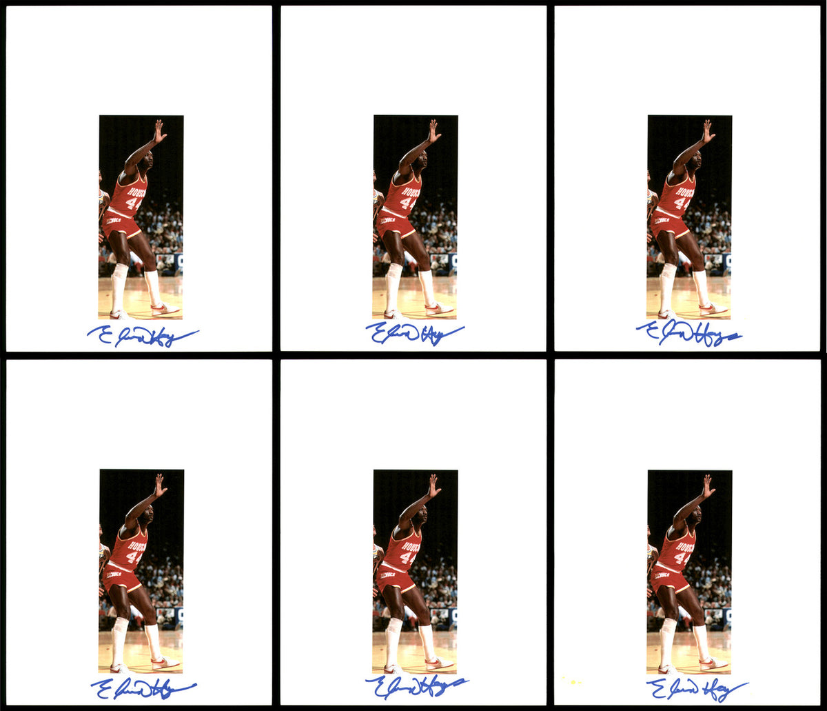 Elvin Hayes Autographed 8.5x11 Photo 12 Count Lot Houston Rockets SKU #194021