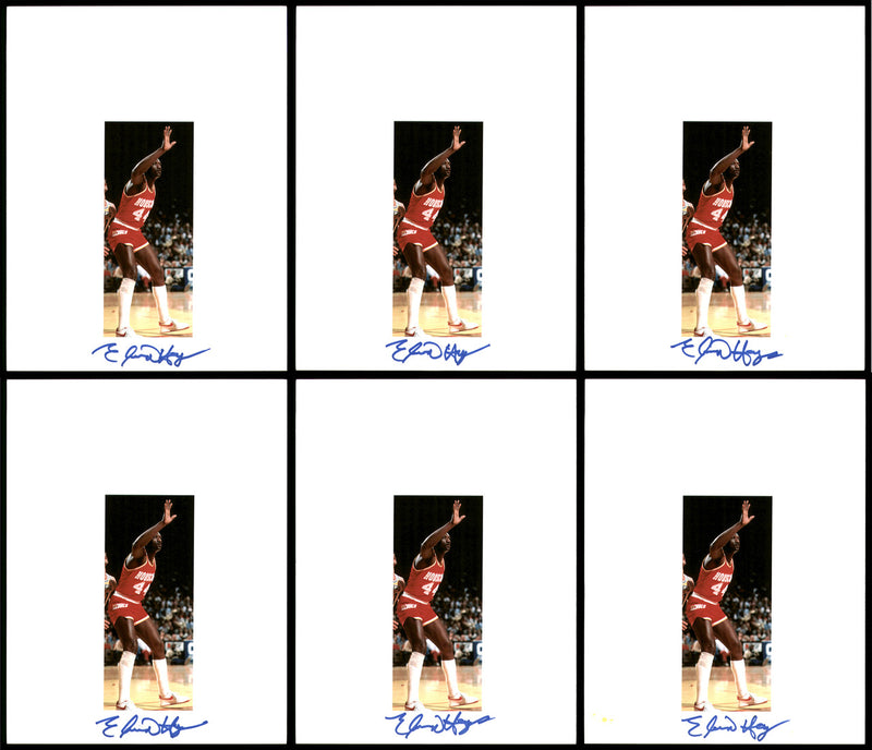 Elvin Hayes Autographed 8.5x11 Photo 12 Count Lot Houston Rockets SKU #194021