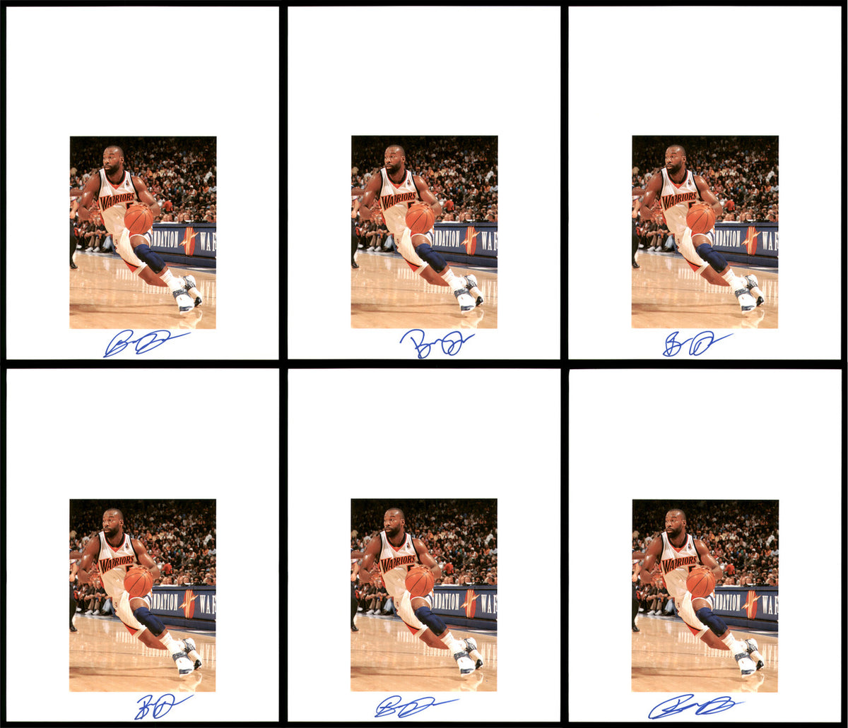 Baron Davis Autographed 8.5x11 Photo 12 Count Lot Golden State Warriors SKU #194024