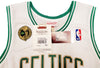 Boston Celtics Kevin Garnett Autographed White & Gold Authentic Mitchell & Ness Hardwood Classics 2008 Jersey Size M Beckett BAS QR Stock #203553