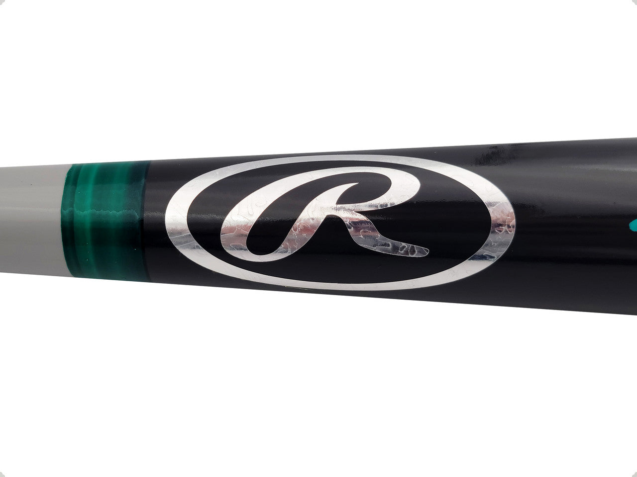 Jarred Kelenic Autographed Dark Gray Rawlings Game Model Bat Seattle Mariners Beckett BAS QR Stock #203537