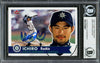 Ichiro Suzuki Autographed 2001 Fleer Tradition Rookie Card #452 Seattle Mariners Beckett BAS #12783687