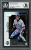 Ichiro Suzuki Autographed 2002 Leaf Certified Card #144 Seattle Mariners Beckett BAS Stock #194225