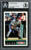 Ichiro Suzuki Autographed 2002 Topps Total Card #710 Seattle Mariners Beckett BAS #12785905