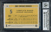 Ichiro Suzuki Autographed 2001 Upper Deck Vintage Rookie Card #346 Seattle Mariners Auto Grade Gem Mint 10 Beckett BAS Stock #194284